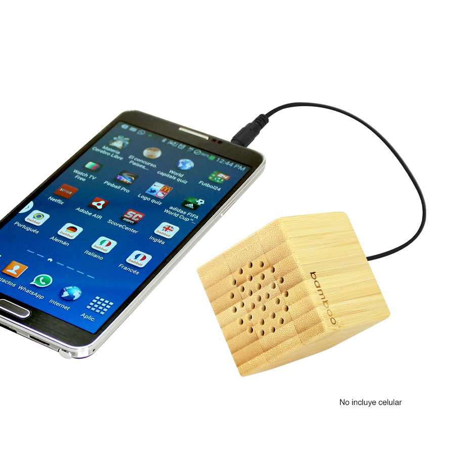 USB Parlante de Bamboo