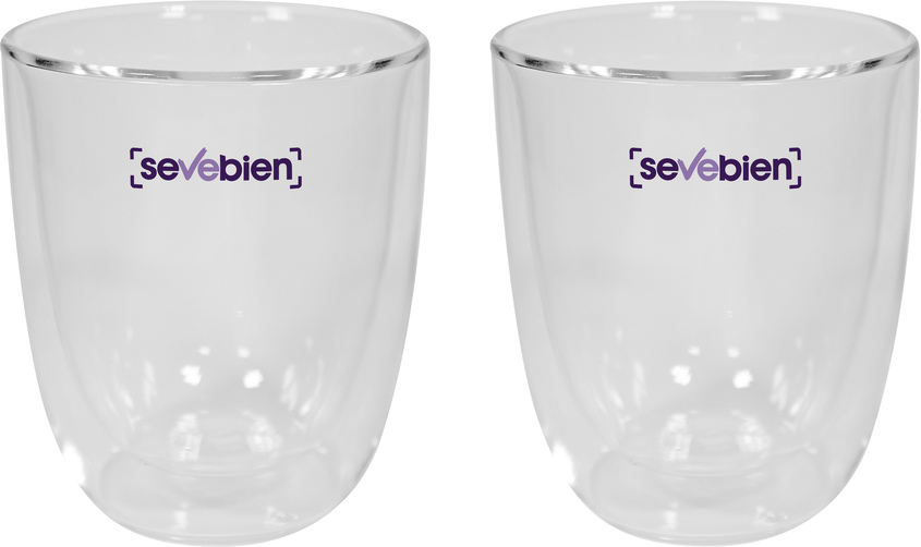 SET DE VASOS DE VIDRIO “DOUBLE”