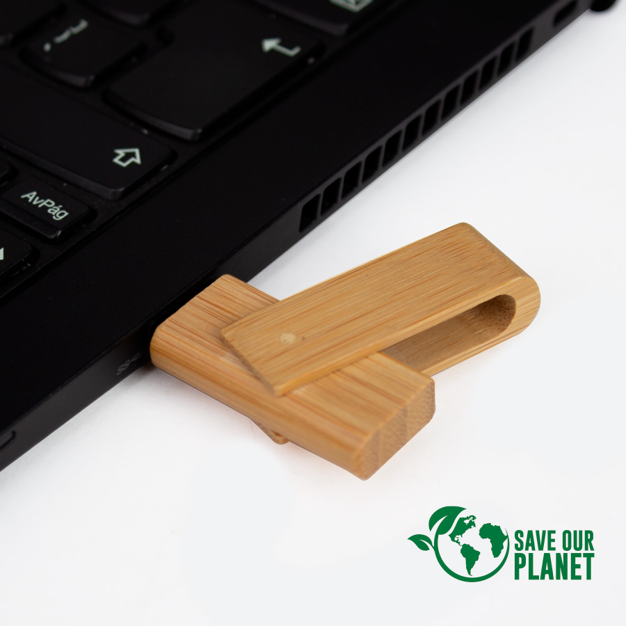 USB Pendrive giro 64GB de Bamboo