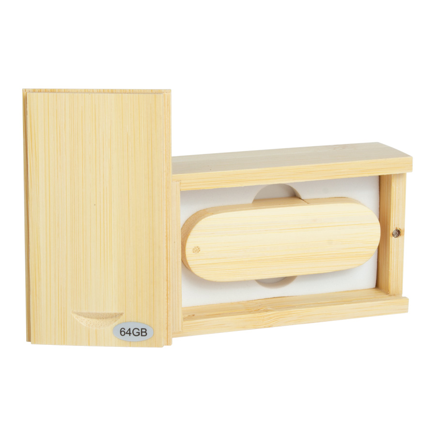 USB Pendrive 64GB de Bamboo