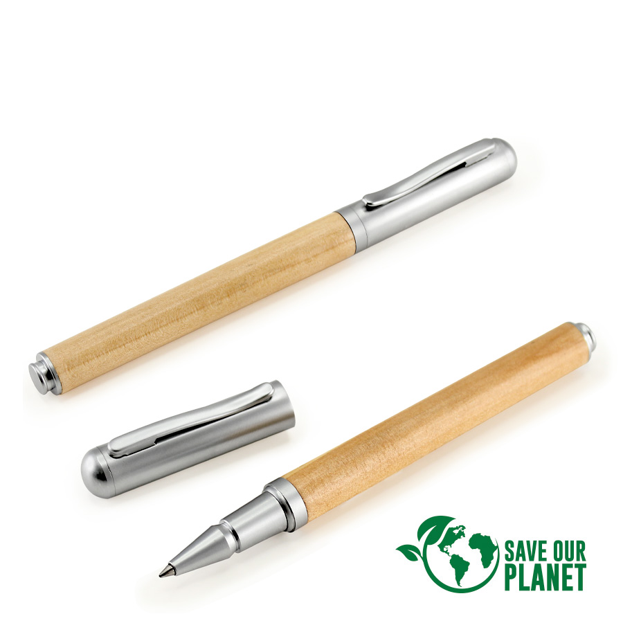 Roller Pen Bamboo y Metal